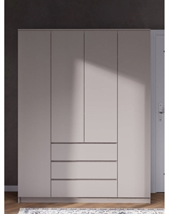 Шкаф прямой четырехстворчатый для одежды Nobrand