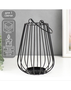 Металлический подсвечник на 1 свечу Nobrand
