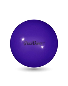Мяч для художественной гимнастики, d=16.5 см, цвет фиолетовый Grace dance