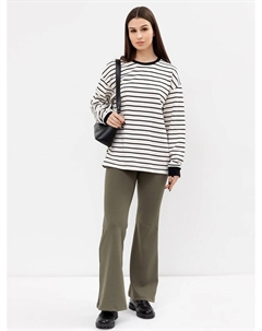 Брюки клеш женские в зеленом цвете Mark formelle