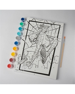 Картина по номерам для детей Marvel