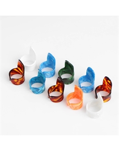 Медиаторы на палец, разноцветные, 5 штук Music life