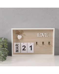 Настенные крючки декоративные с календарем Nobrand