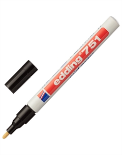 Маркер промышленный лаковый E-751/1 черный 1-2 мм Edding