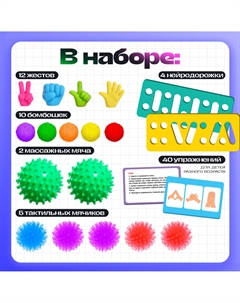 Набор для нейрогимнастики Iq-zabiaka