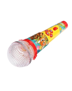 Микрофон детский музыкальный, звук, свет Zabiaka