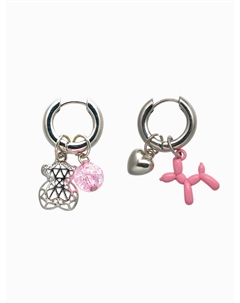 Серьги со съемным элементом Qf