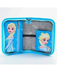 Пенал каркасный, 1 секция, 14×21×4 см, откидной карман, тканевый Disney