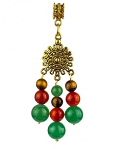 Колье оберег Бусики-колечки