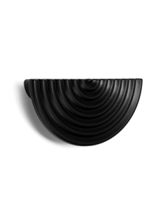 Ручка-скоба pk108, м/о 64 мм, пластик, цвет черный Cappio