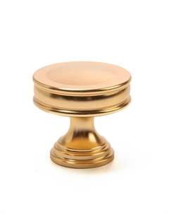 Ручка-кнопка pk324, d=30 мм, цвет золото, 8 шт. Cappio