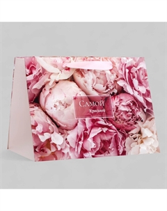 Пакет подарочный ламинированный с широким дном Upak land