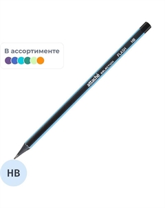 Карандаш чернографитный HB Flash заточенный трехгранный Attache selection