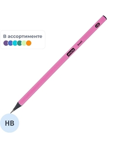 Карандаш чернографитный HB Ameli заточенный трехгранный Attache
