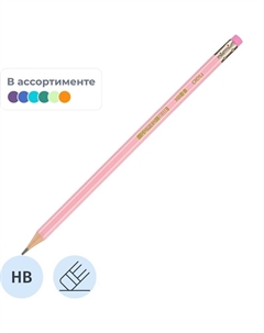 Карандаш чернографитный HB EC011-HB заточенный шестигранный Deli