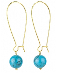 Серьги Бусики-колечки