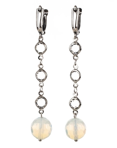 Серьги Бусики-колечки