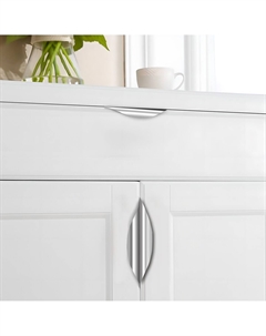 Ручка торцевая rp100ch, l=300 мм, цвет хром Cappio