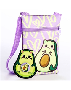 Подарочный набор для девочки avomeow, сумка, значок Nazamok kids