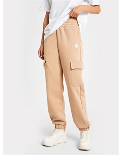 Брюки женские теплые карго в бежевом цвете Mark formelle