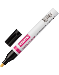 Маркер промышленный лаковый черный 2-4 мм Attache