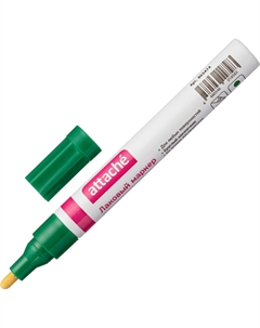 Маркер промышленный лаковый зеленый 2-4 мм Attache