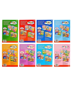 Раскраски для малышей пальчиковые, набор, 8 шт. по 16 стр. Буква-ленд