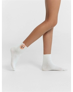 Носки детские молочные с рисунком в виде зайца Mark formelle