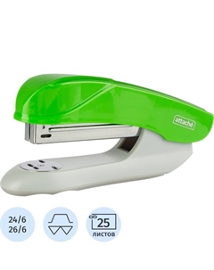 Степлер Pulse до 25 листов зеленый (скобы № 24/6, 26/6) Attache