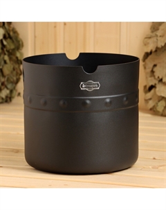 Набор для бани и сауны, 2 предмета: ведро, металл, 5 л, ковш, металл Добропаровъ