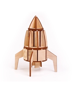 Деревянный конструктор, сборная модель Лесная мастерская