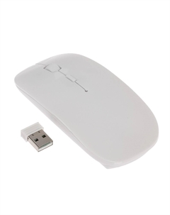 Мышь luazon mb-1.0, беспроводная, оптическая, 1600 dpi, usb, белая Luazon home
