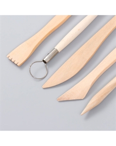 Инструменты для творчества, набор 5 шт., дерево, металл, 8×14.5 см Арт узор