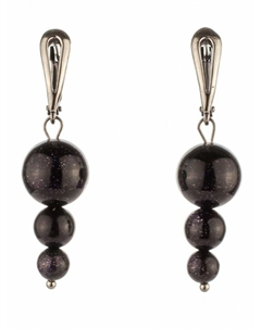 Серьги Бусики-колечки