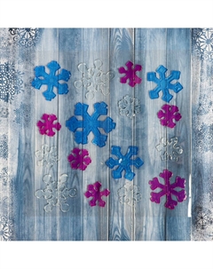 Наклейка на стекло Зимнее волшебство