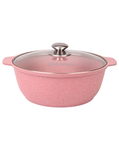 Кастрюля-жаровня литая 4,0л стеклянная крышка Kukmara