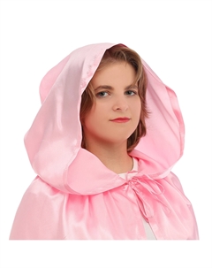 Карнавальный плащ взрослый, длина 120 см, атлас, розовый Страна карнавалия