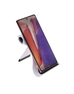 Подставка для телефона luazon, складная, усиленная, регулируемая высота, бело/черная Luazon home