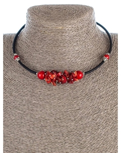 Колье Бусики-колечки