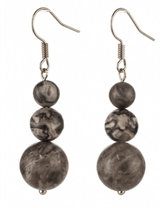 Серьги Бусики-колечки