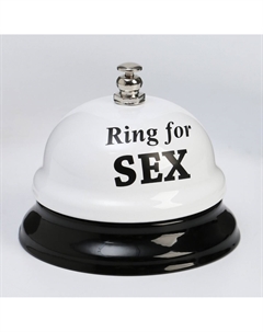Звонок настольный ring for a sex, 7.5×7.5×6 см Сима-ленд