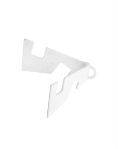 Подставка для телефона luazon, брелок, складная, белая Luazon home