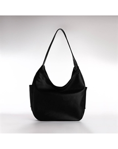 Сумка женская, мешок, большого размера, цвет черный Textura