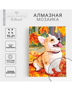 Алмазная мозаика с полным заполнением на холсте Школа талантов