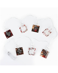 Гирлянда светодиодная с прищепками Сима-ленд