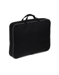 Папка для чертежей и рисунков а3, 470×350×70 мм, с ручками, текстильная,, черная Calligrata