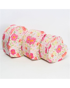 Набор подарочных коробок сердце 3 в 1, l.29×28×16 m.26×25×14 s.23×22×12 см Upak land