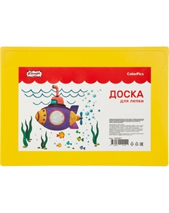 Доска для лепки Класс ColorPics А4 желтая Комус
