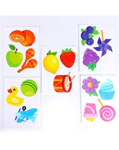 Развивающая игра на липучках Весёлые липучки