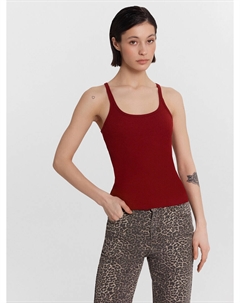 Топ женский бордовый в рубчик Mark formelle